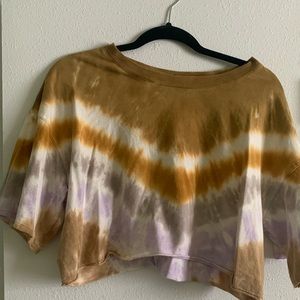 Wild Fable tie-dye boxy crop top